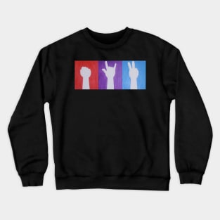 Peace Love Support Crewneck Sweatshirt